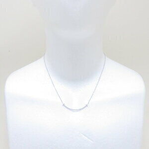 Tiffany Smile Necklace Diamond White Pendant